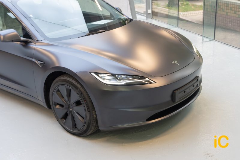 Tesla Model 3 Highland (Stealth Grey) (啞面PPF) - PPF 車漆保護膜 - IC Detail